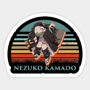 Nezuko kamado Sticker